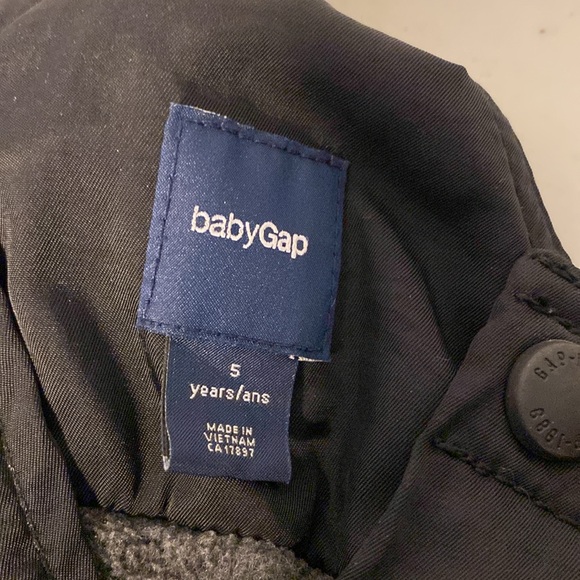 Baby GAP black snow pants - Picture 4 of 6